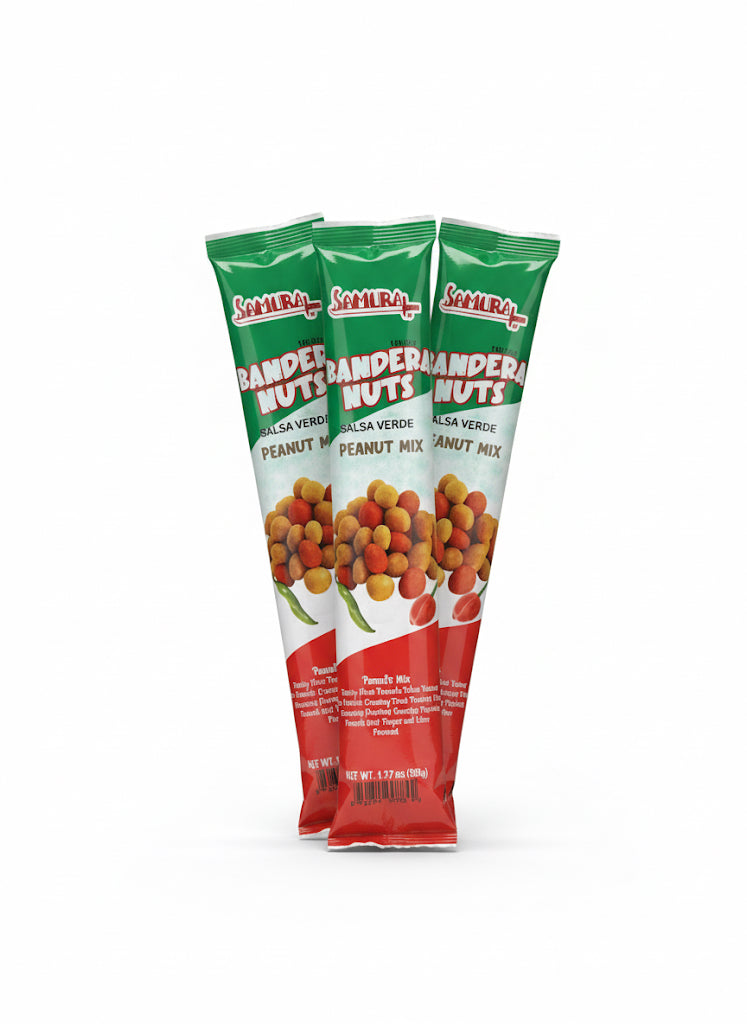 Bandera Salsa Verde Coated Peanuts 4.77 oz each