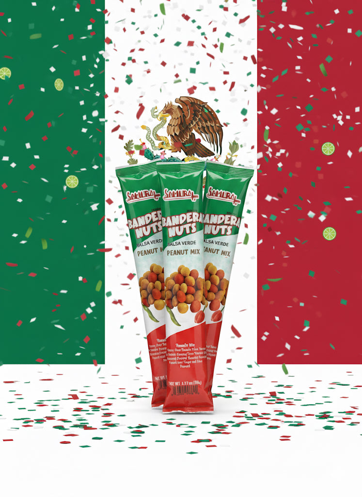Bandera Salsa Verde Coated Peanuts 4.77 oz each