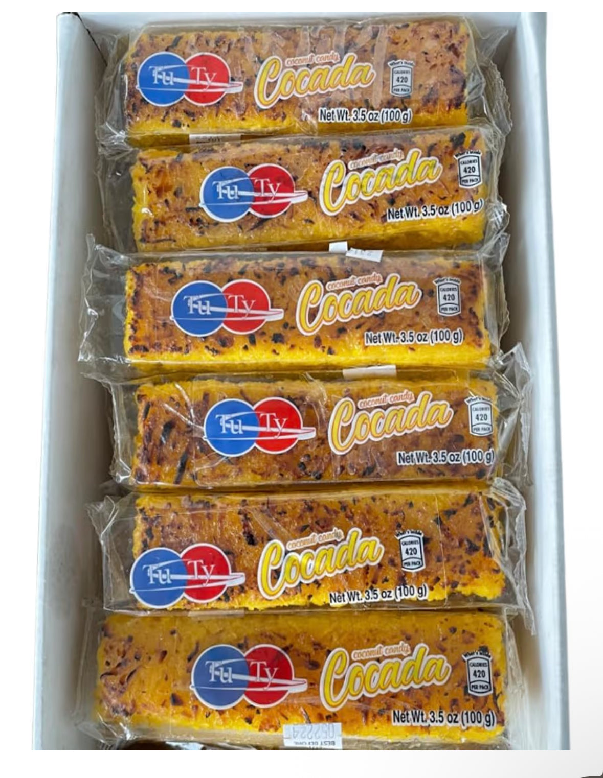 Premium Mexican Coconut Candy Bar 20 Pack