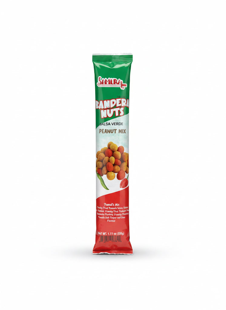 Bandera Salsa Verde Coated Peanuts 4.77 oz each